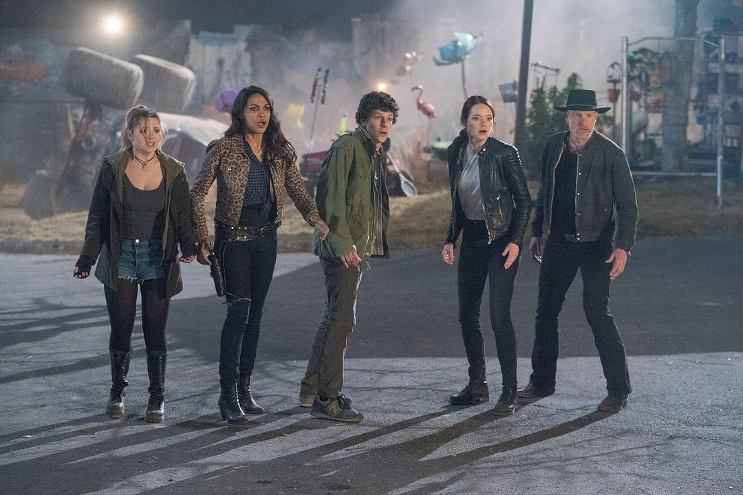Zombieland: Tiro de gracia : Foto Emma Stone, Rosario Dawson, Woody Harrelson, Abigail Breslin, Jesse Eisenberg