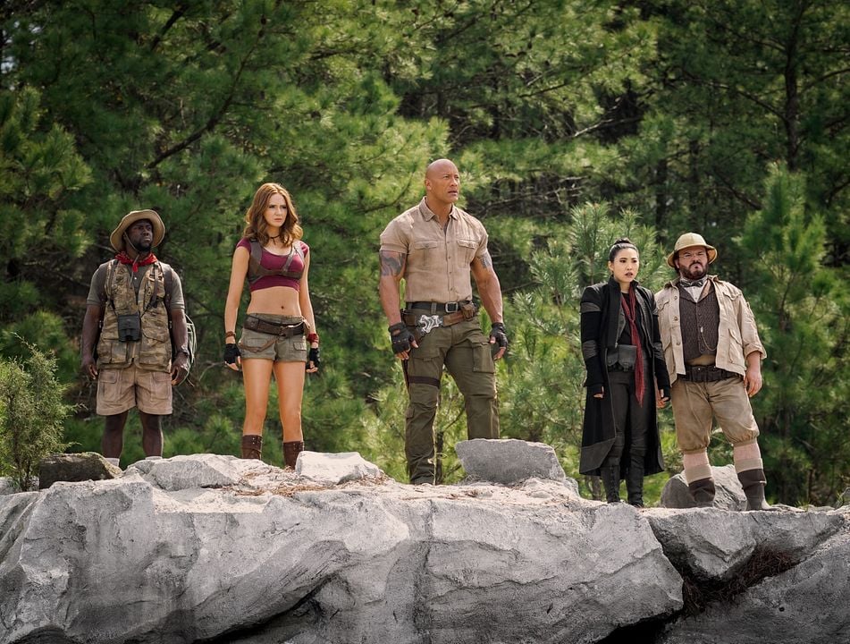 Jumanji: el siguiente nivel : Foto Jack Black, Kevin Hart, Karen Gillan, Dwayne Johnson, Awkwafina