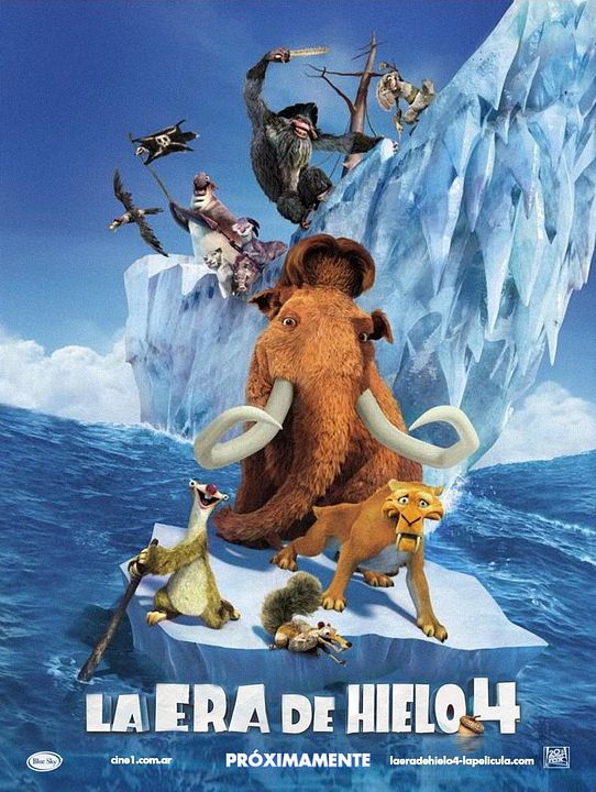 La era de hielo 4: La deriva continental : Póster