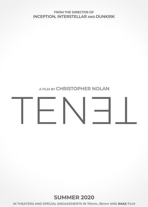 Tenet : Póster