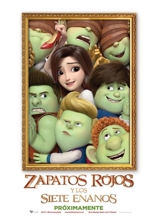 Zapatos rojos y los siete enanos : Póster