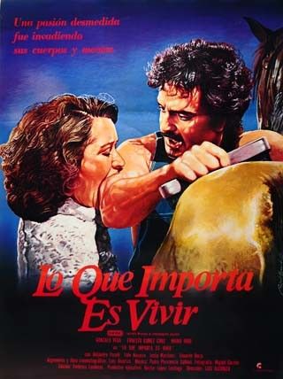 Lo que importa es vivir : Póster
