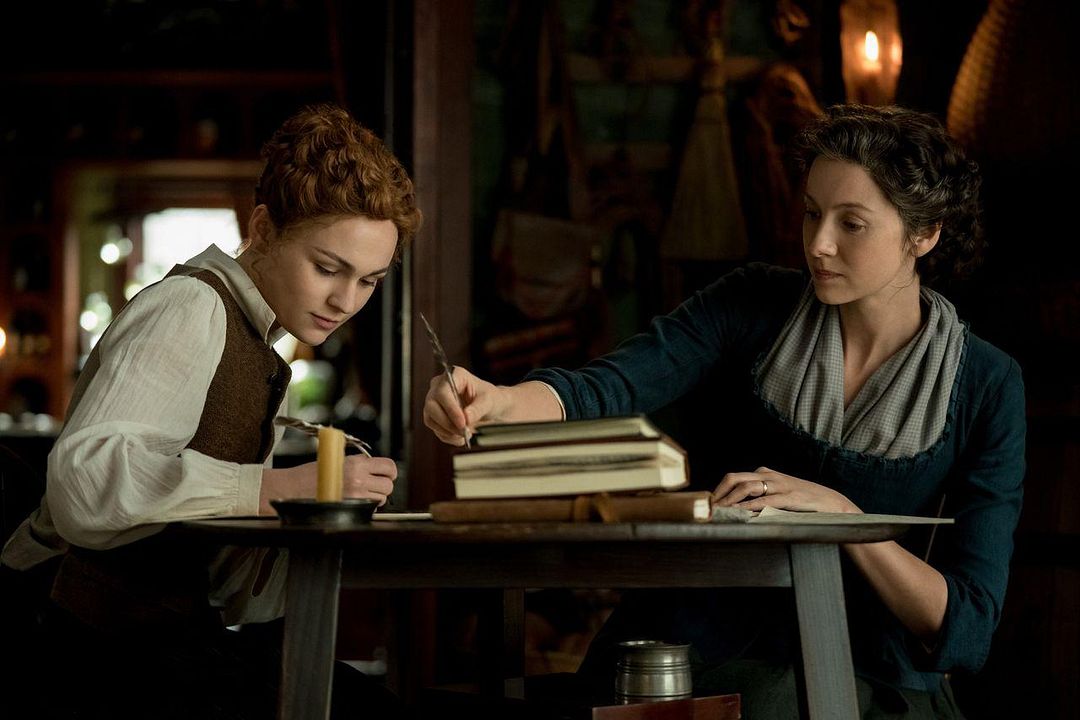 Outlander : Foto Caitriona Balfe, Sophie Skelton