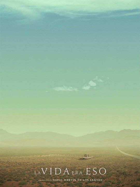 La vida era eso : Póster