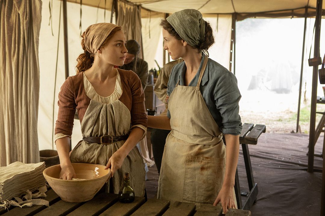 Outlander : Foto Caitriona Balfe, Sophie Skelton