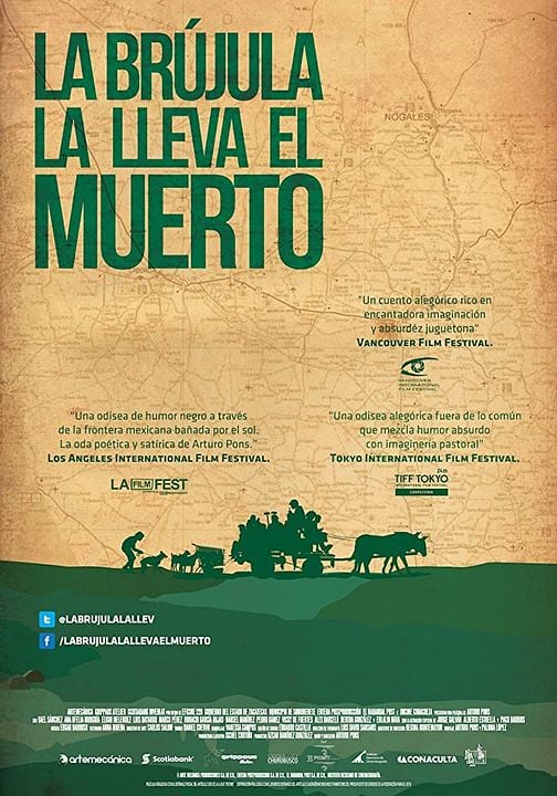 La brújula la lleva el muerto : Póster