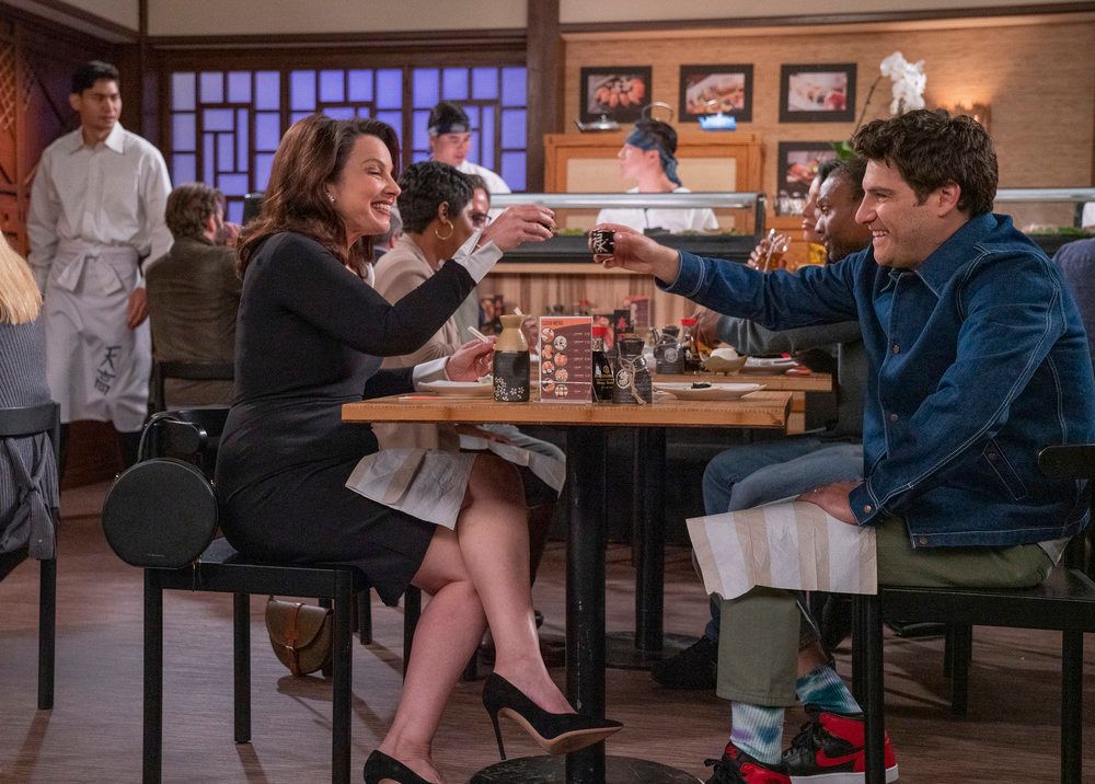 Foto Fran Drescher, Adam Pally