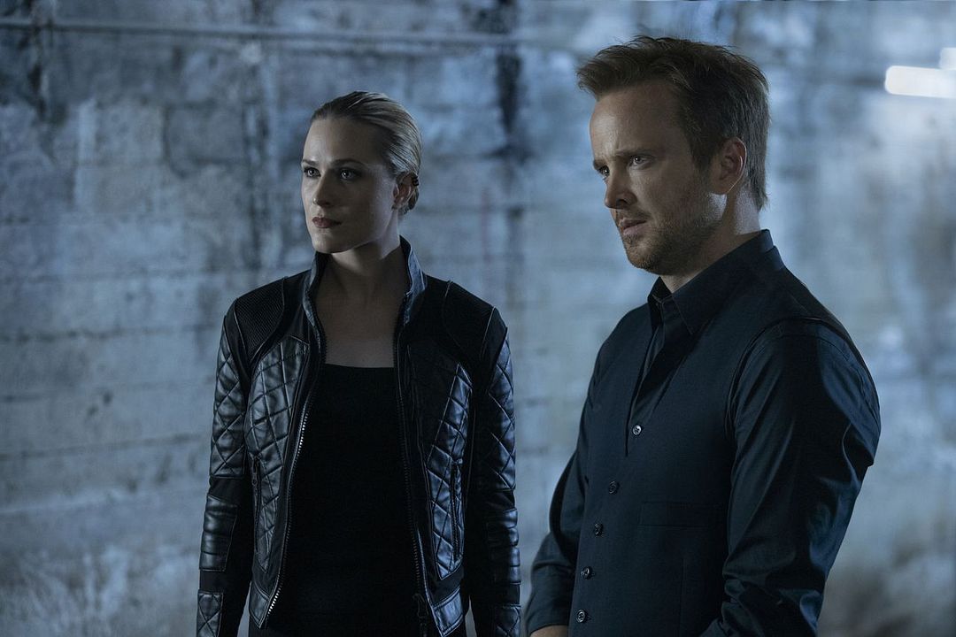 Westworld : Foto Aaron Paul, Evan Rachel Wood