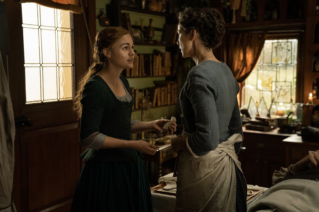 Outlander : Foto Caitriona Balfe, Sophie Skelton