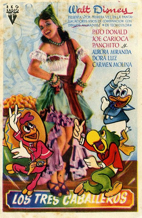 Los tres caballeros : Póster