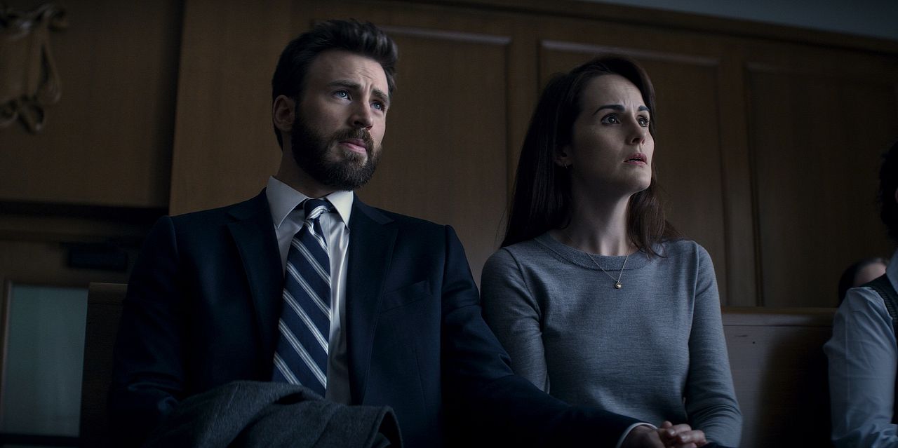 Foto Michelle Dockery, Chris Evans