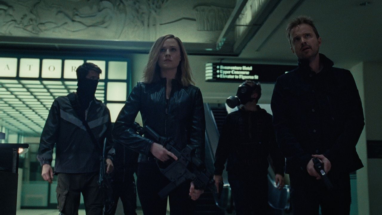 Westworld : Foto Aaron Paul, Evan Rachel Wood