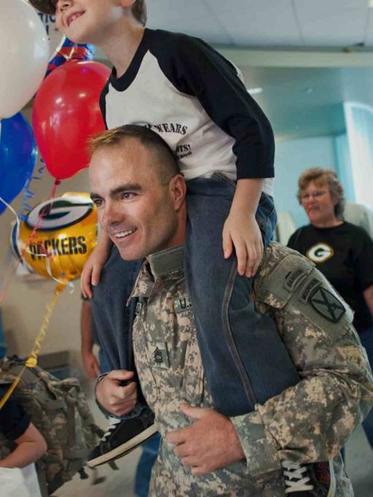 La familia del soldado : Póster