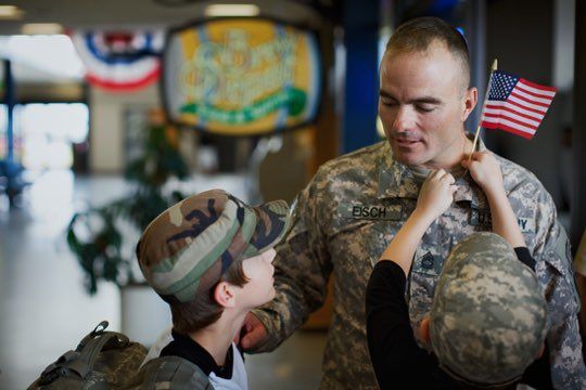 La familia del soldado : Foto
