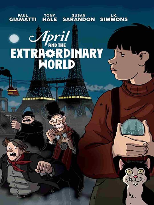 Abril y el mundo extraordinario : Póster