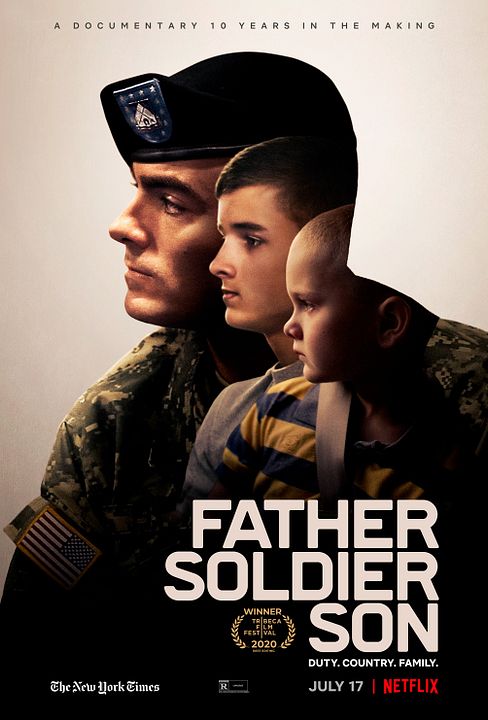 La familia del soldado : Póster