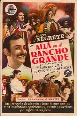 Allá en el Rancho Grande : Póster