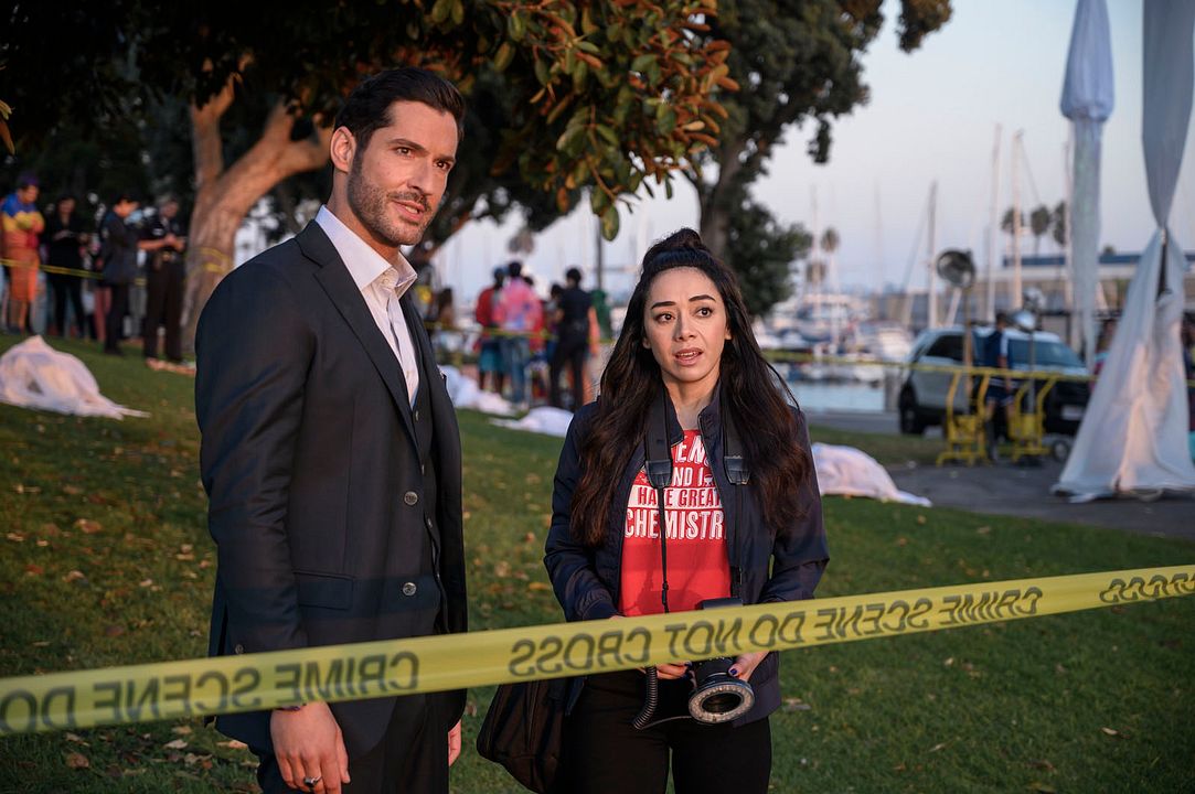 Lucifer : Póster Tom Ellis, Aimee Garcia