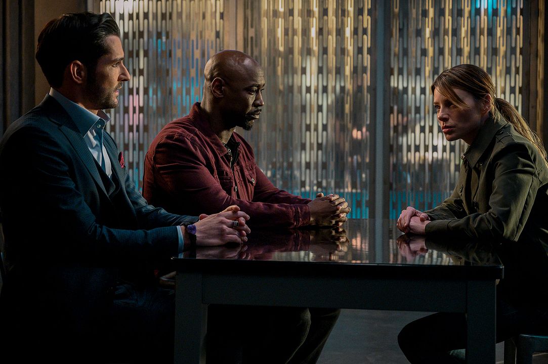 Lucifer : Foto D.B. Woodside, Tom Ellis, Lauren German