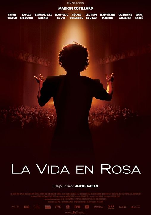 La vida en rosa : Póster