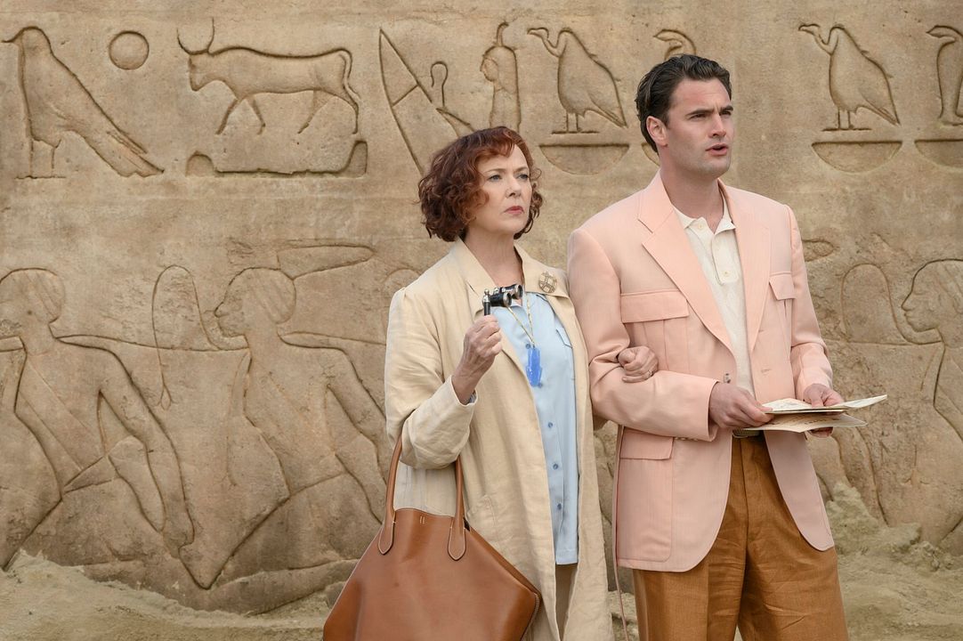 Muerte en el Nilo : Foto Tom Bateman, Annette Bening