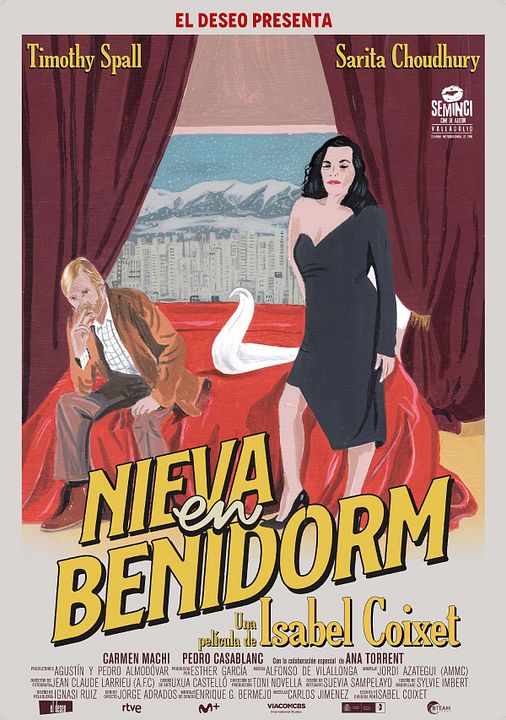 Nieva en Benidorm : Póster