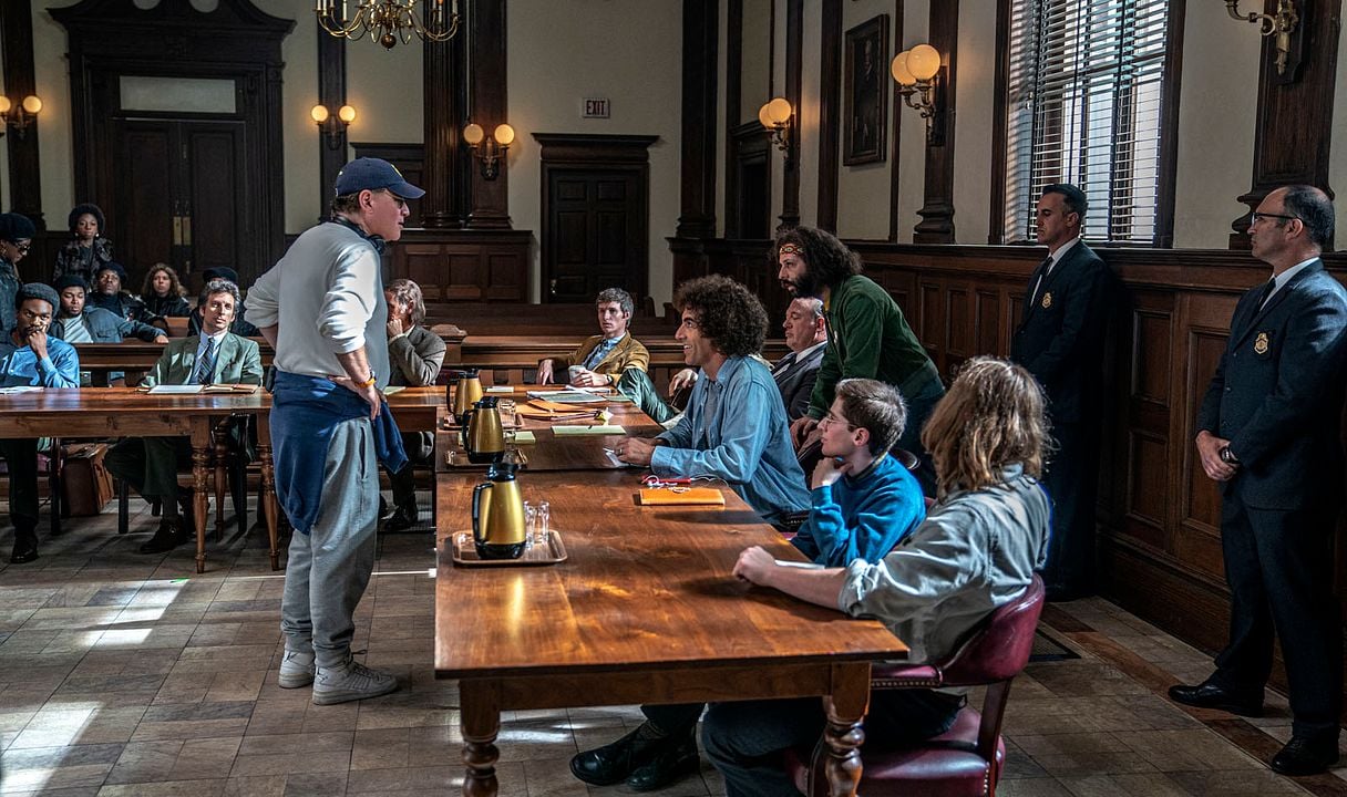 El juicio de los 7 de Chicago : Foto Eddie Redmayne, Jeremy Strong, Mark Rylance, Sacha Baron Cohen, Yahya Abdul-Mateen II