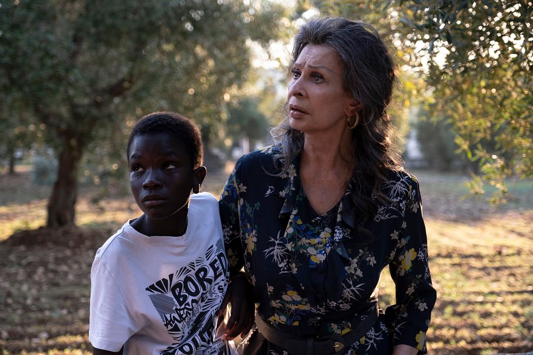 La vida ante sí : Foto Sophia Loren, Ibrahima Gueye