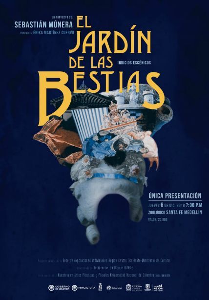 En el jardín de las bestias : Póster