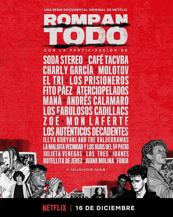 Rompan todo: La historia del rock en América Latina : Póster