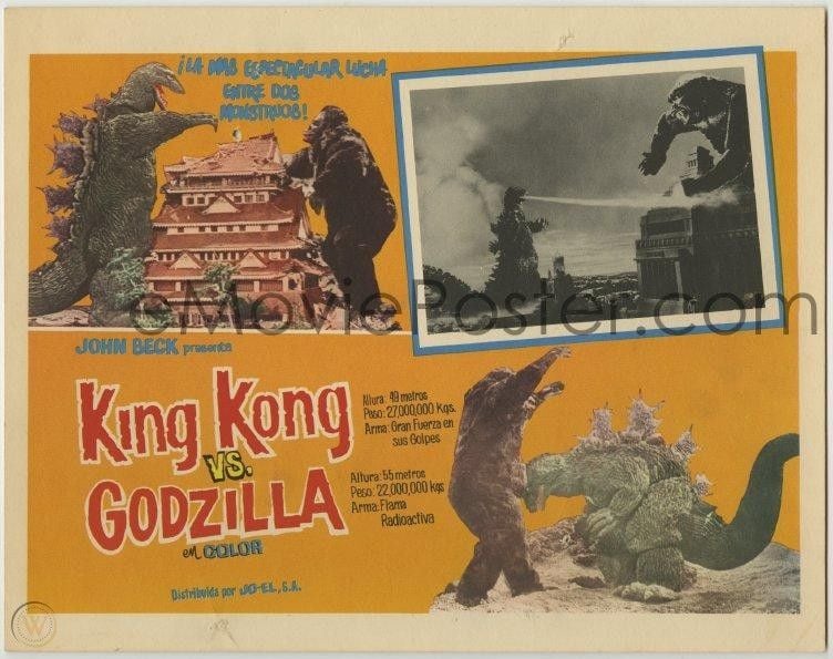 King Kong vs. Godzilla : Póster