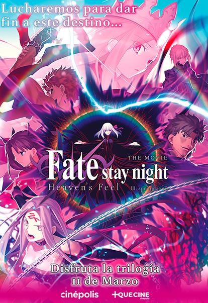 Trilogía Fate Stay Night Heaven's Feel : Póster