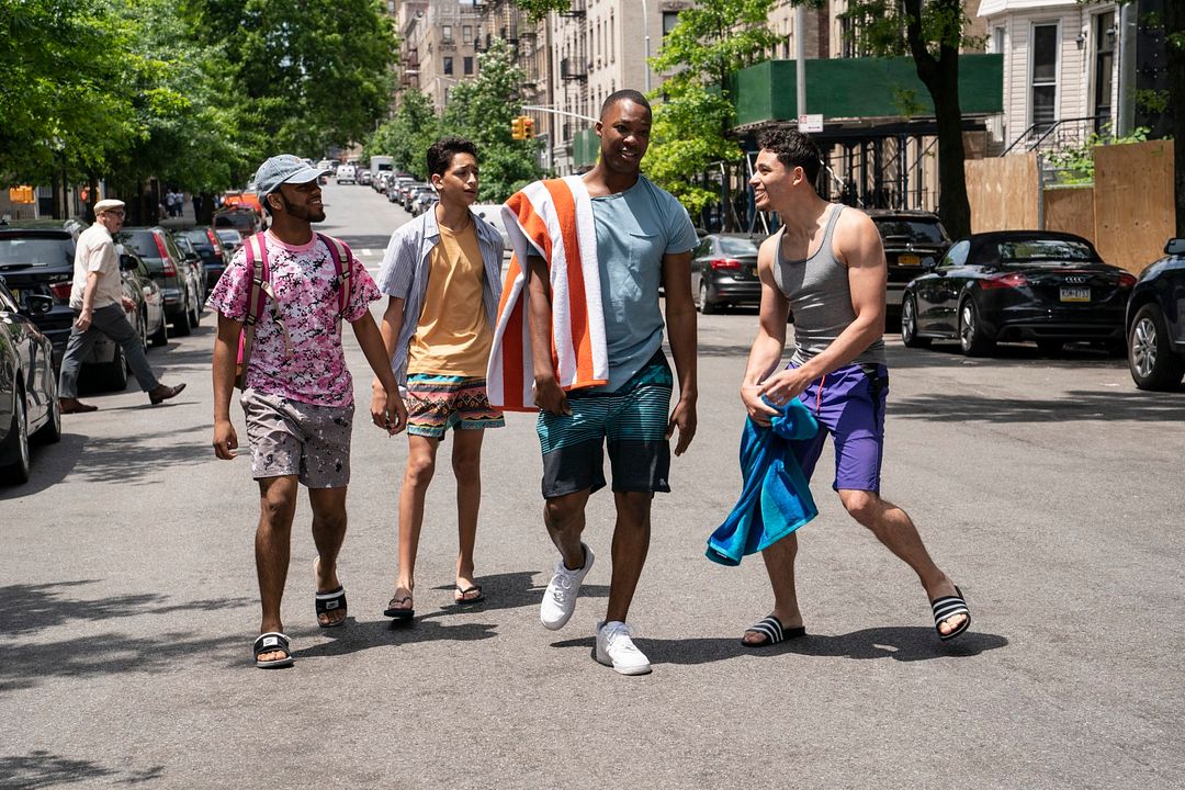 En el barrio : Foto Anthony Ramos, Corey Hawkins, Gregory Diaz IV