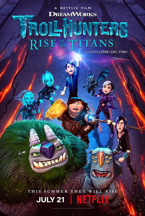 Trollhunters: El despertar de los titanes : Póster