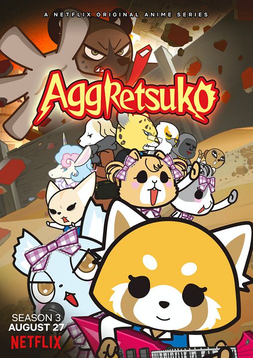 Aggretsuko : Póster