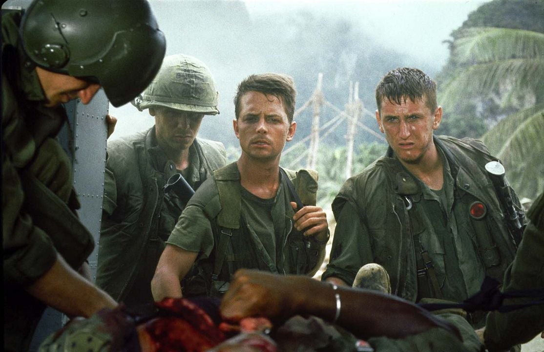 Pecados de guerra : Foto Sean Penn, Don Harvey, Michael J. Fox