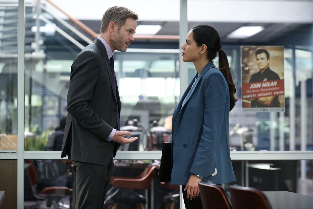 The Rookie : Foto Alyssa Diaz, Shawn Ashmore