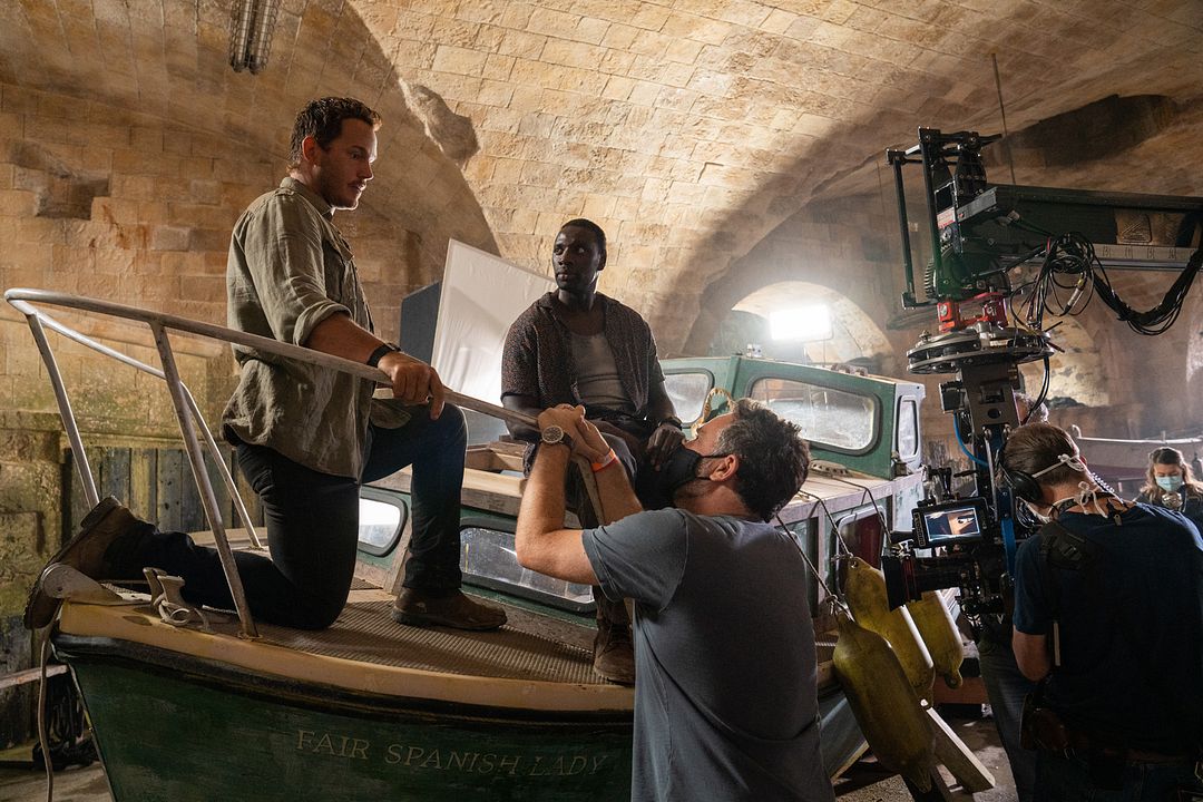 Jurassic World: Dominio : Foto Chris Pratt, Omar Sy