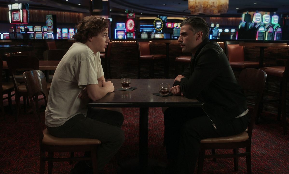 El contador de cartas : Foto Oscar Isaac, Tye Sheridan