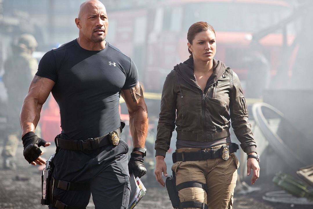 Rápidos y furiosos 6 : Foto Dwayne Johnson, Gina Carano