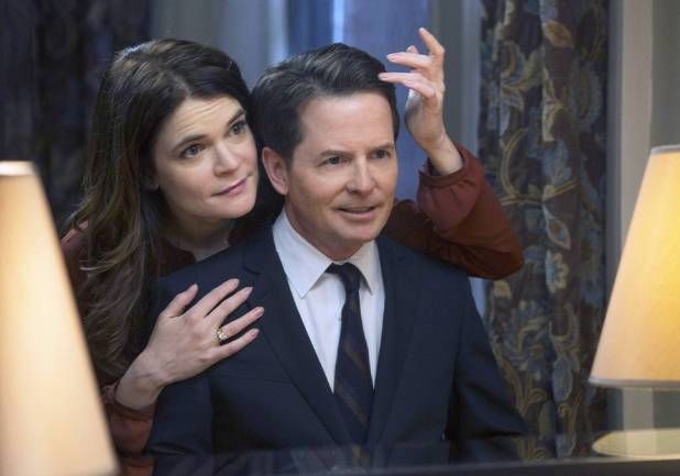 Foto Betsy Brandt, Michael J. Fox