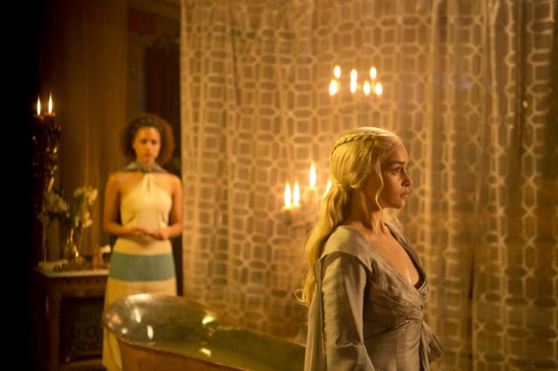 Game of Thrones : Foto Nathalie Emmanuel, Emilia Clarke