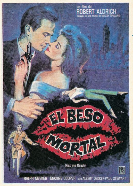 El beso mortal : Póster