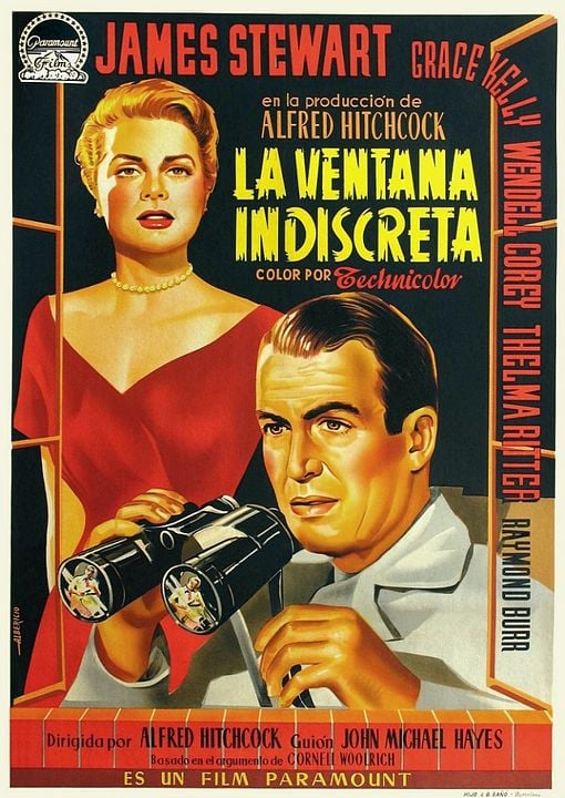 La ventana indiscreta : Póster