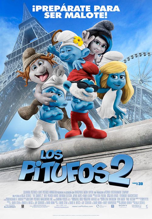 Los Pitufos 2 : Póster