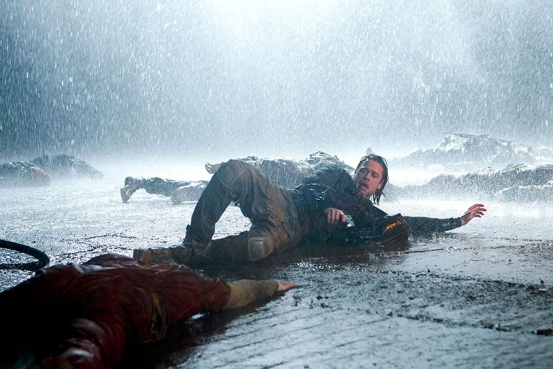 Guerra mundial Z : Foto Brad Pitt