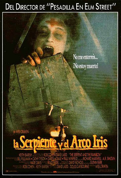 La Serpiente y el Arco Iris : Póster