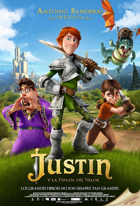 Justin and the Knights of Valour : Póster