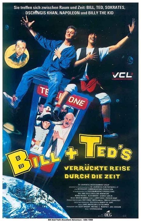 La magnífica aventura de Bill y Ted : Póster
