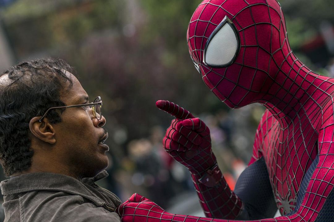 El sorprendente Hombre Araña 2: La amenaza de Electro : Foto Andrew Garfield, Jamie Foxx